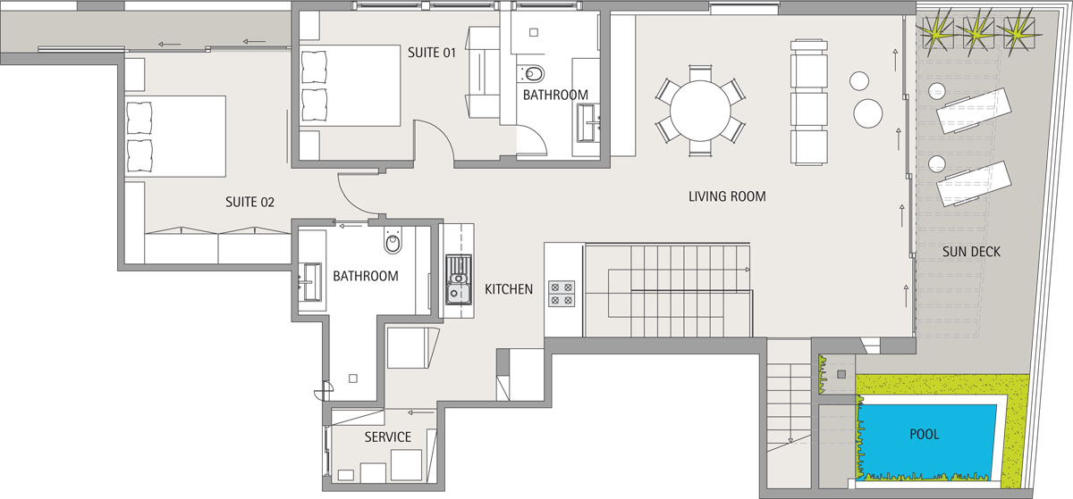 Description Penthouse I - Penthouse Rio | Copacabana - Rio de Janeiro
